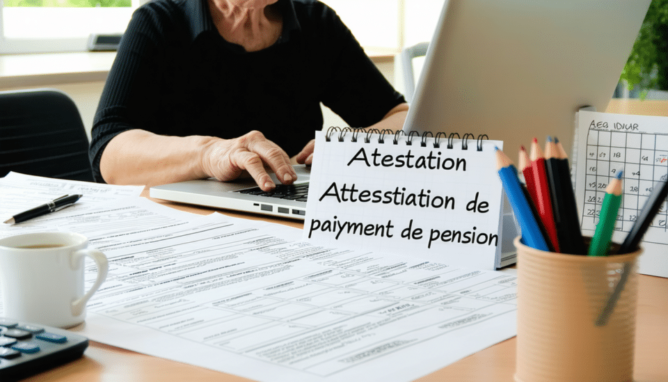 Obtenez facilement votre attestation de paiement de pension