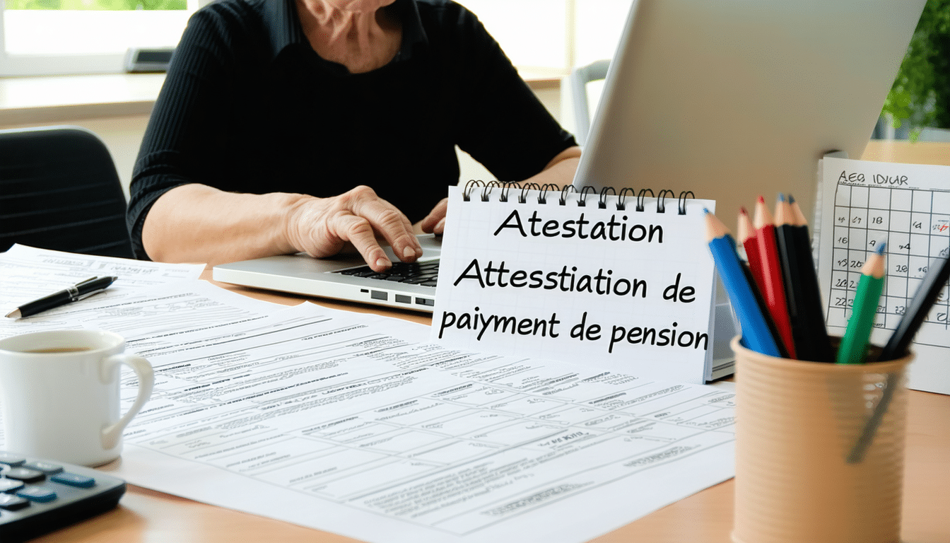 Comment Faire Pour Avoir Une Attestation De Pension