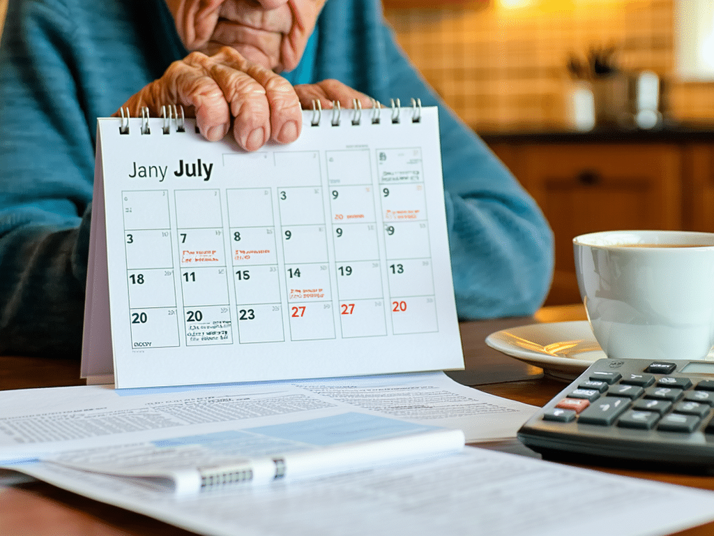 retraites : retrouvez toutes les dates précises de versement de votre pension pour le mois de juillet et préparez-vous sereinement.