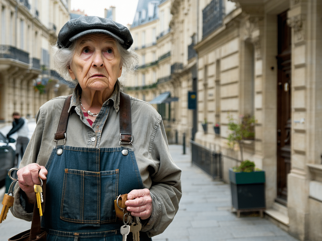 à 69 ans, une gardienne d'immeuble parisienne se bat pour éviter la rue face à une retraite insuffisante, illustrant les défis des travailleurs âgés en quête de sécurité.