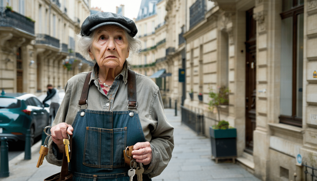 à 69 ans, une gardienne d'immeuble parisienne se bat pour éviter la rue face à une retraite insuffisante, illustrant les défis des travailleurs âgés en quête de sécurité.