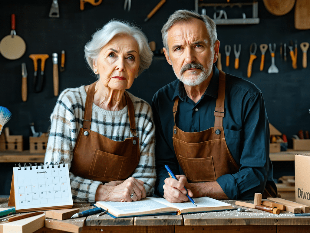 découvrez les défis majeurs auxquels font face les couples d’artisans lors de la retraite et du divorce, et apprenez comment les gérer efficacement.